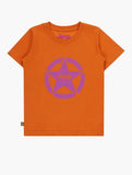 Jeep Kiddies Icon Star Logo T-Shirt In Orange