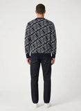 Tshepo Unisex Monogram Jersey Knit Navy