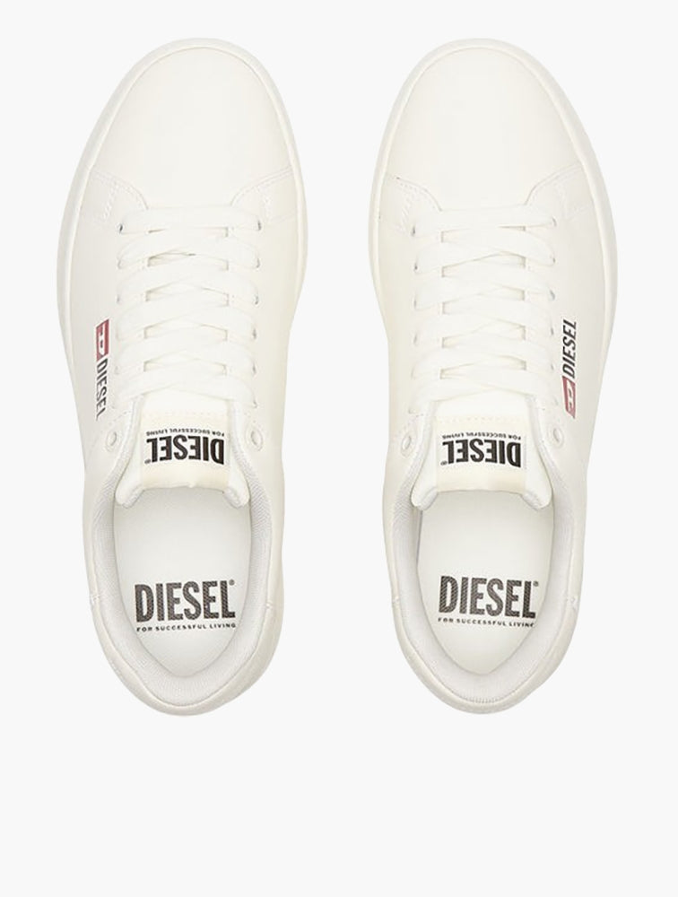 Diesel Mens S-Athene Low Sneakers In White