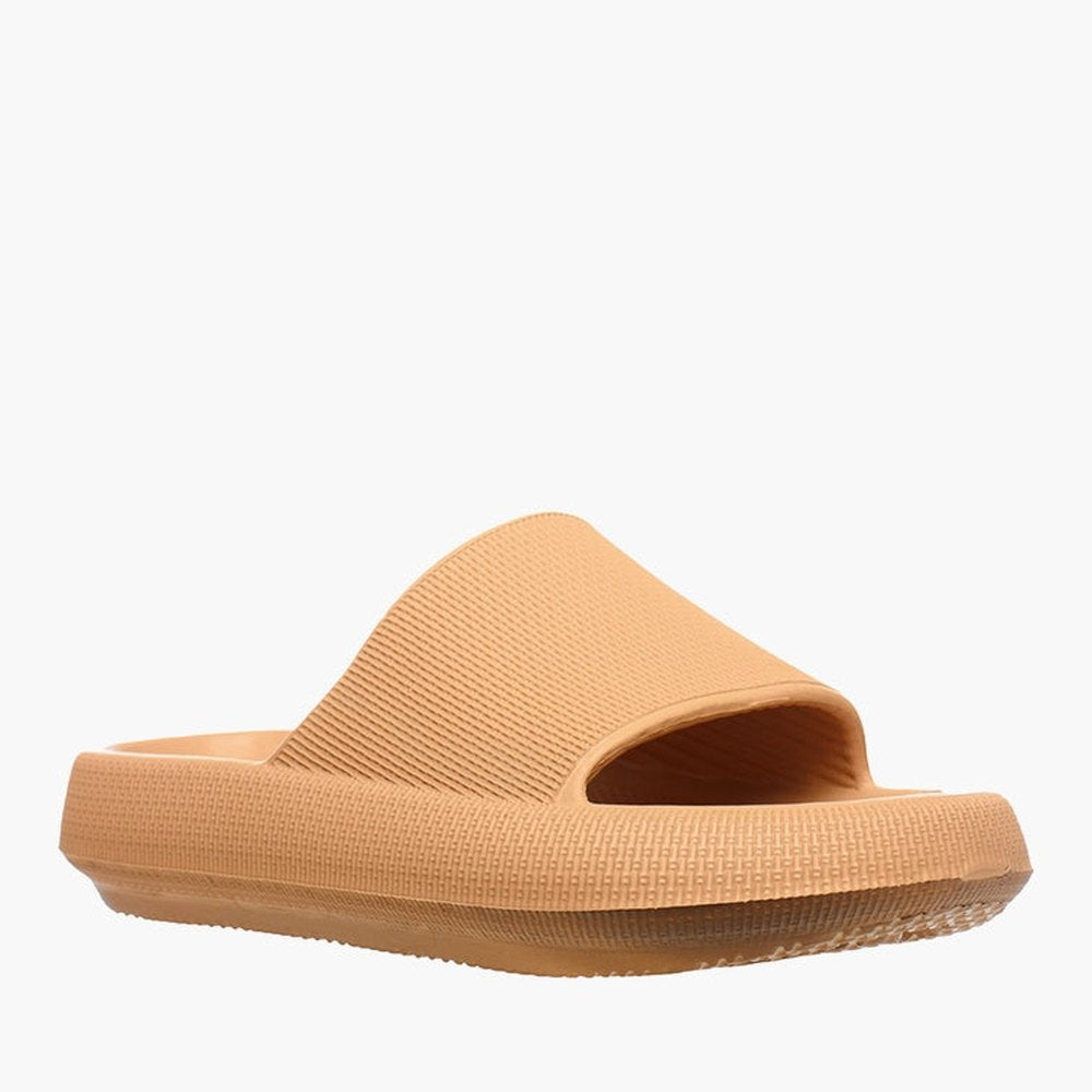 Hush Puppies Unisex Slip Ons In Taupe