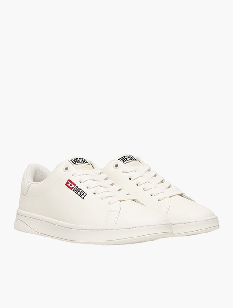 Diesel Mens S-Athene Low Sneakers In White