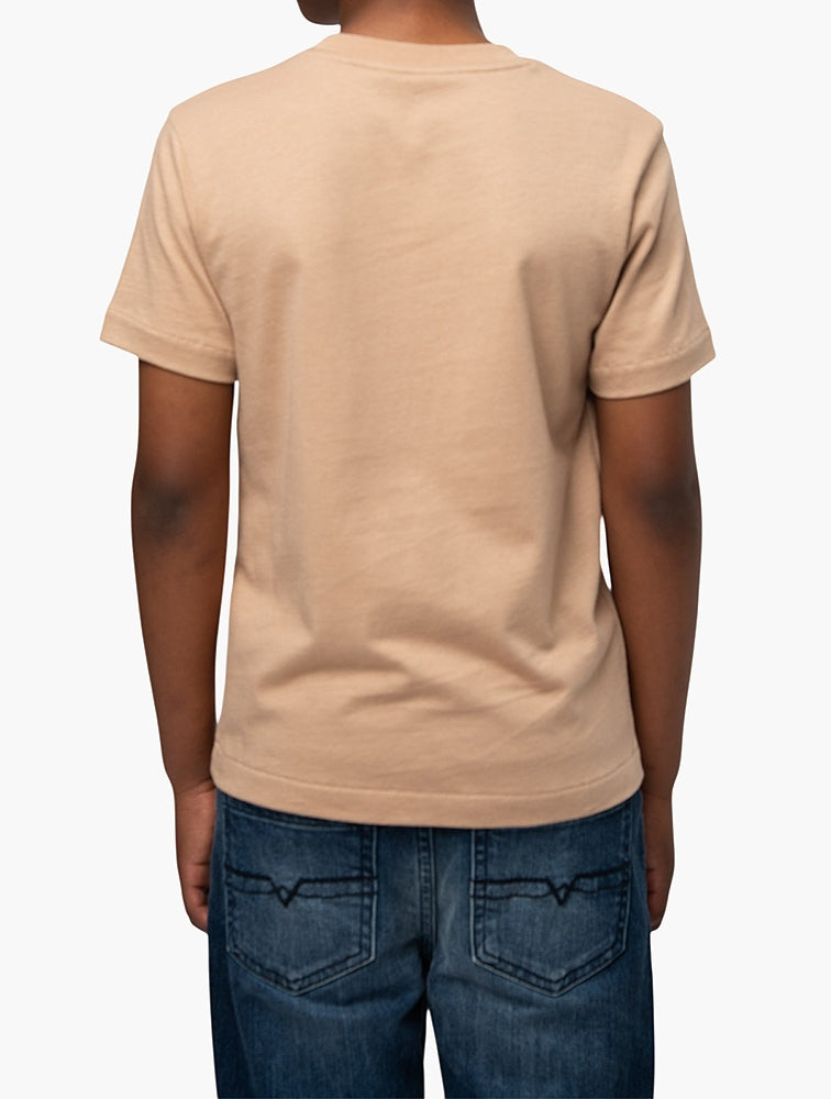 Polo Boys Rick Short Sleeve T-Shirt In Taupe