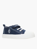 Hush Puppies Boys Rex Canvas Sneakers In Navy