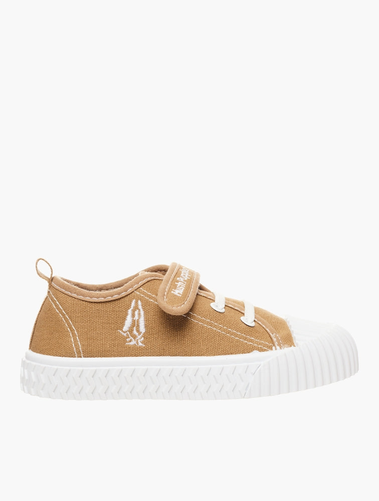 Hush Puppies Boys Rex Canvas Sneakers In Khaki