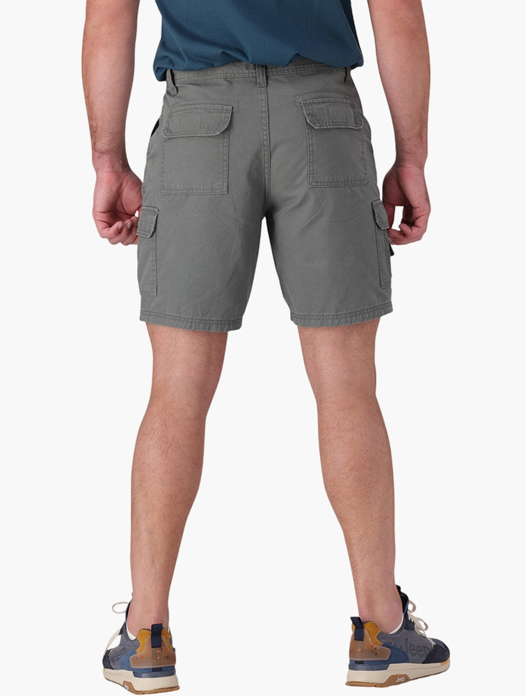 Jeep Fixed Waistband Moutain Shorts In Olive