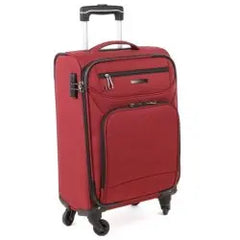 Voyager Urban Medium 4 Wheel Trolley Case Pull Red