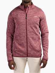 Jeep Mens Zip Through Fleece Mid Layer