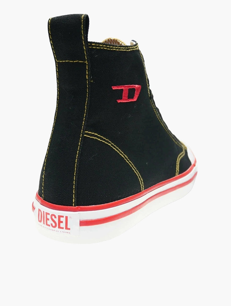 Diesel Mens Athos Mid Shoes In Black Multi