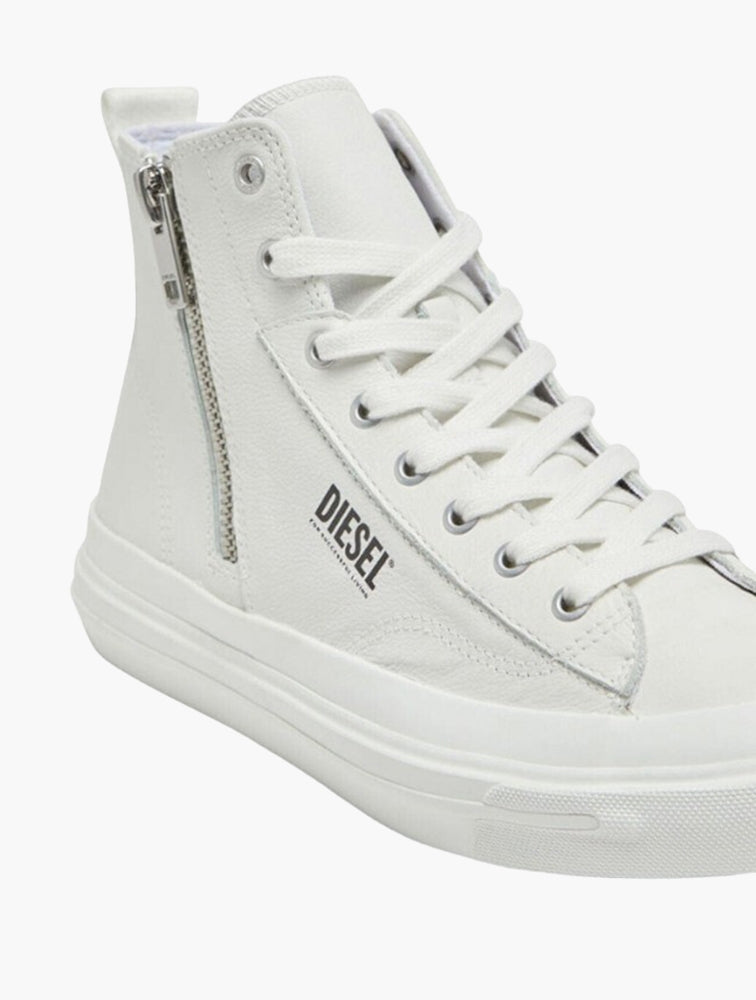 Diesel Mens Athos Mid Sneakers In White
