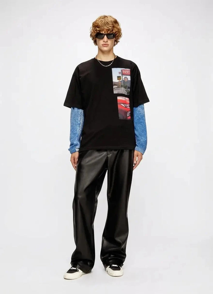 Diesel Mens T-Boxt-T3 Relaxed T-Shirt In Black