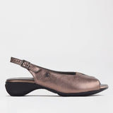 Froggie 10345.170 Ladies Lea Metalic Shoes Lead Metalic
