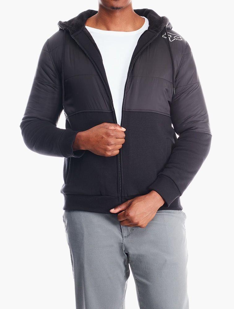 Fox Lindon Sasquatch Zip Hoody In Black