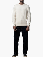 Polo Mens Premium Merino Knitwear Sweater In Stone