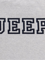 Jeep Boys Raglan Crew Sweater In Grey & Blue