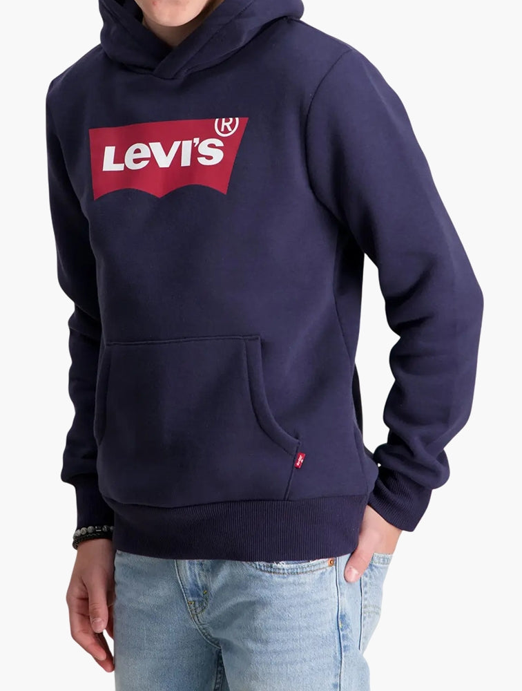 Levis Boys Batwing Screenprint Hooded Dress Blue
