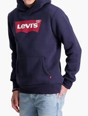 Levis Boys Batwing Screenprint Hooded Dress Blue