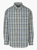 Pringle Mens Joe Check Long Sleeve Classic Shirt In Green