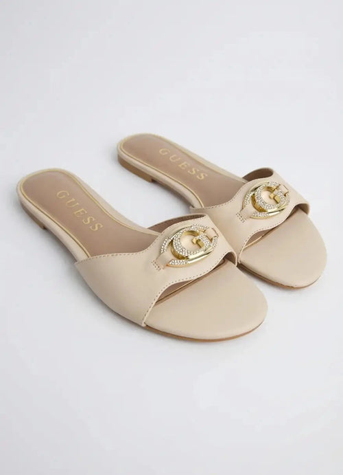 Guess Tashcy Ivory Sandals