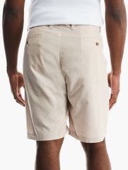 Polo Mens Linen Shorts In Stone