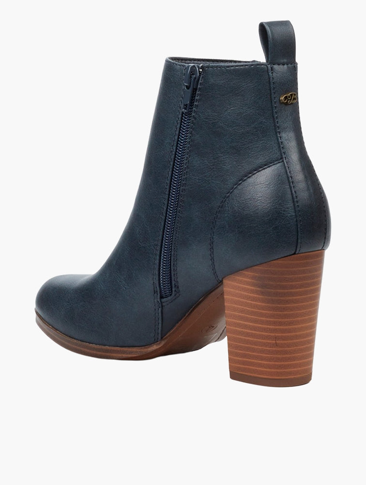 Miss Black Ladies Ahlam 9 Boots In Navy