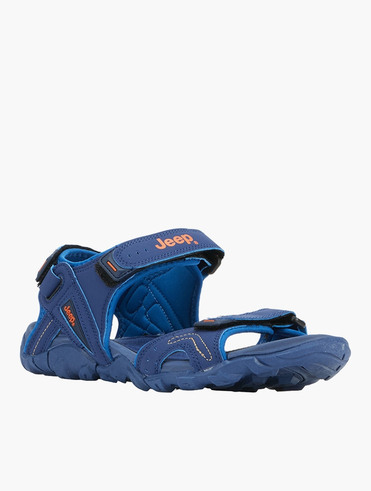 Jeep Mens Open Hurricane Adventure Sandals In Blue