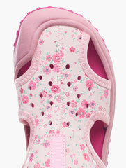 Pierre Cardin Kids Brooklyn Aqua Pink Floral Sandal