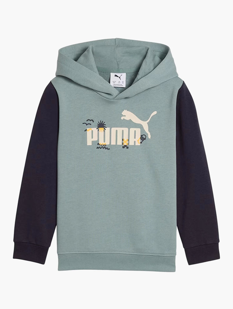 Puma Kids Green Sandy Adventures Hoodie