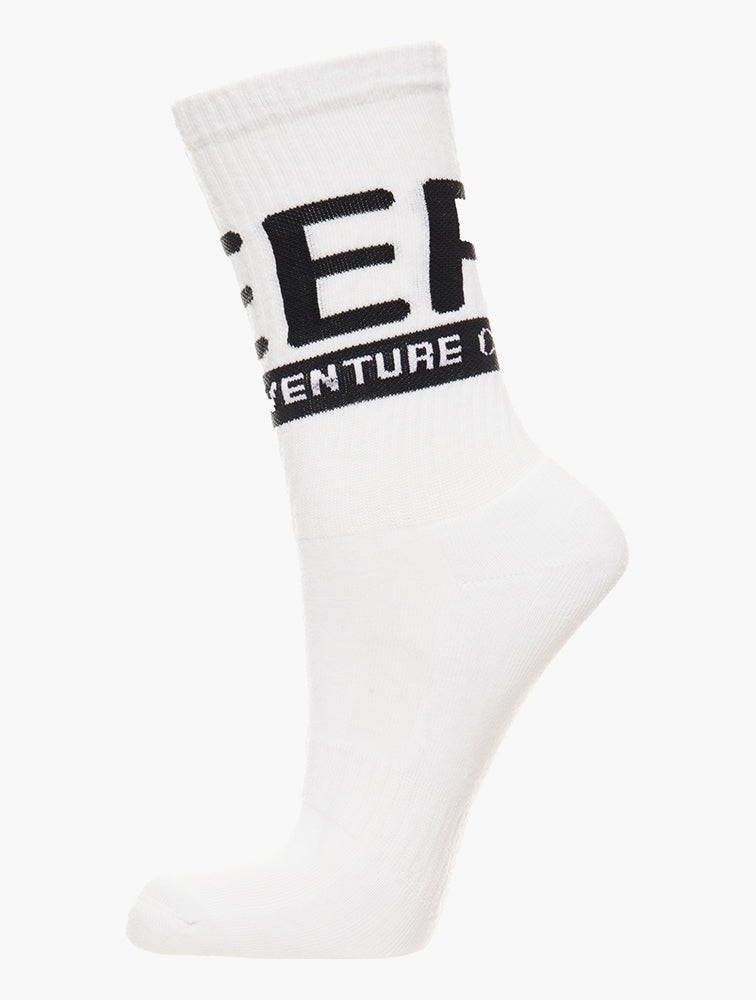 Jeep 3 Pack Crew Socks In Black/Navy/White