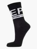 Jeep 3 Pack Crew Socks In Black/Navy/White