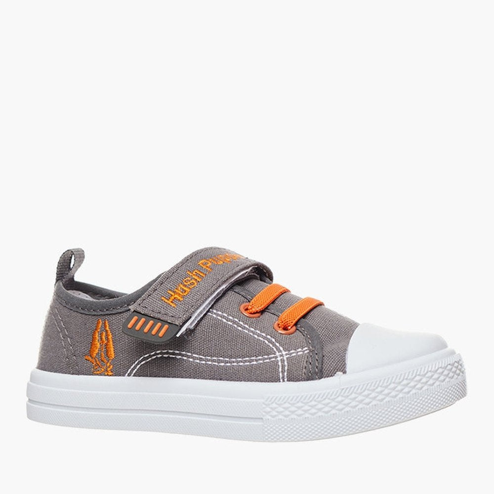 Hush Puppies Boys Zumie Synthetic Sneakers In Grey