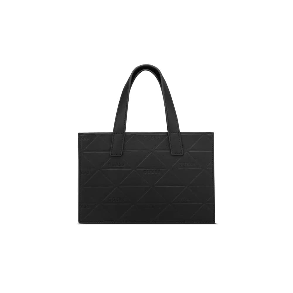 Guess Womens Finneas Mini Tote In Black