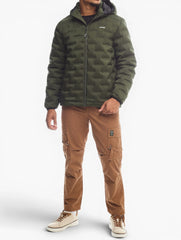Jeep Hero Puffer Jacket in Olive