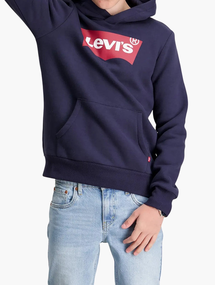 Levis Boys Batwing Screenprint Hooded Dress Blue