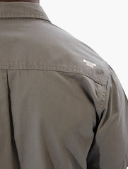 Jeep Mens Willys Plain Work Shirt In Grey