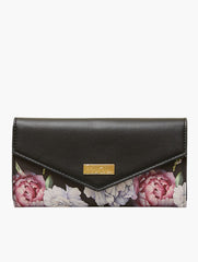 Pierre Cardin Ohara Bifold Purse In Floral Black