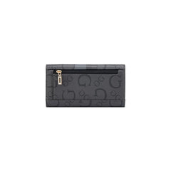 Guess Womens Wester Slim Clutch In Charcoal