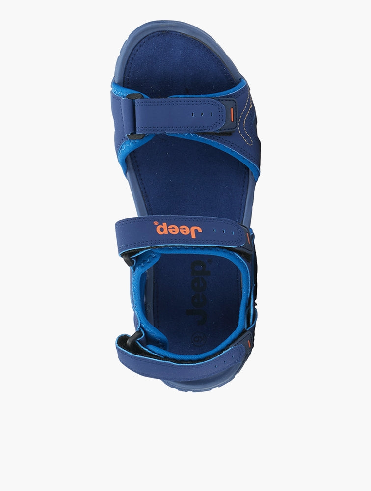 Jeep Mens Open Hurricane Adventure Sandals In Blue