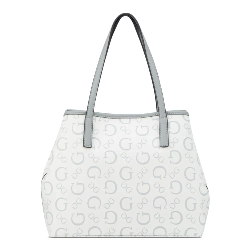 Guess Womens Portini Trap Tote In Dove Grey