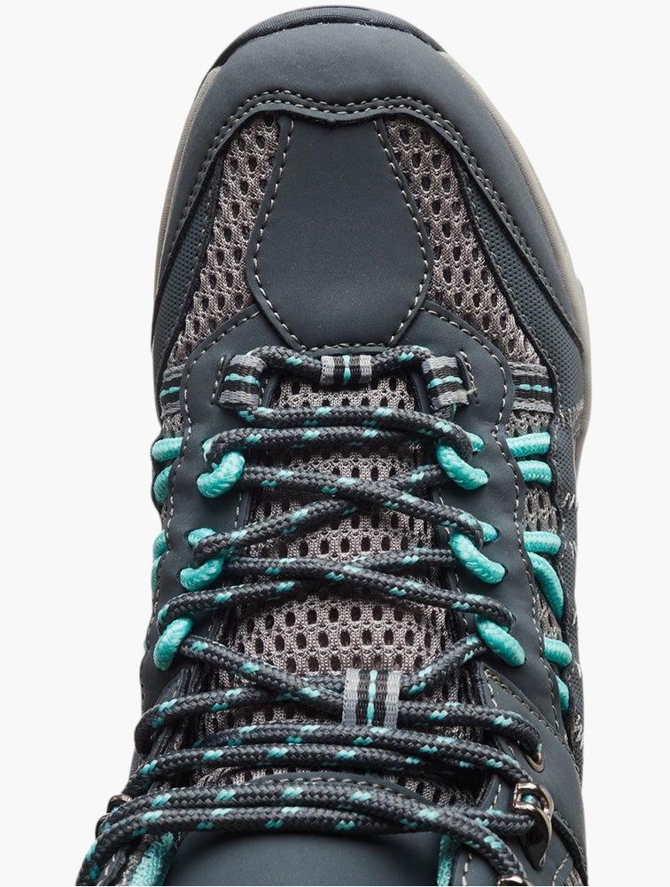 Hi-Tec Santa Cruz Mid Boots In Grey & Mint