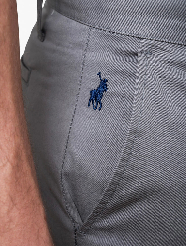 Polo Mens Essential Slim Leg Chino Grey