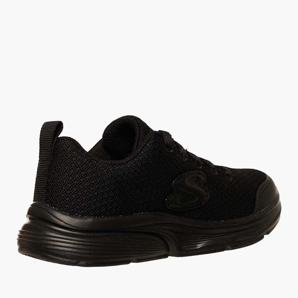 Skechers Boys Wavy Lites Blissful Wish Sneakers In Black