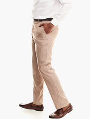 Polo 0043172 Mens Stone Cross Hatch Trouser  Stone