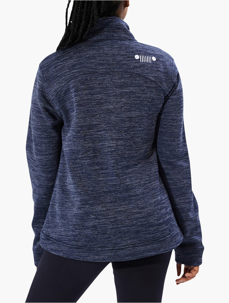 Jeep Womens Zip Through Fleece Jacket In Blue
