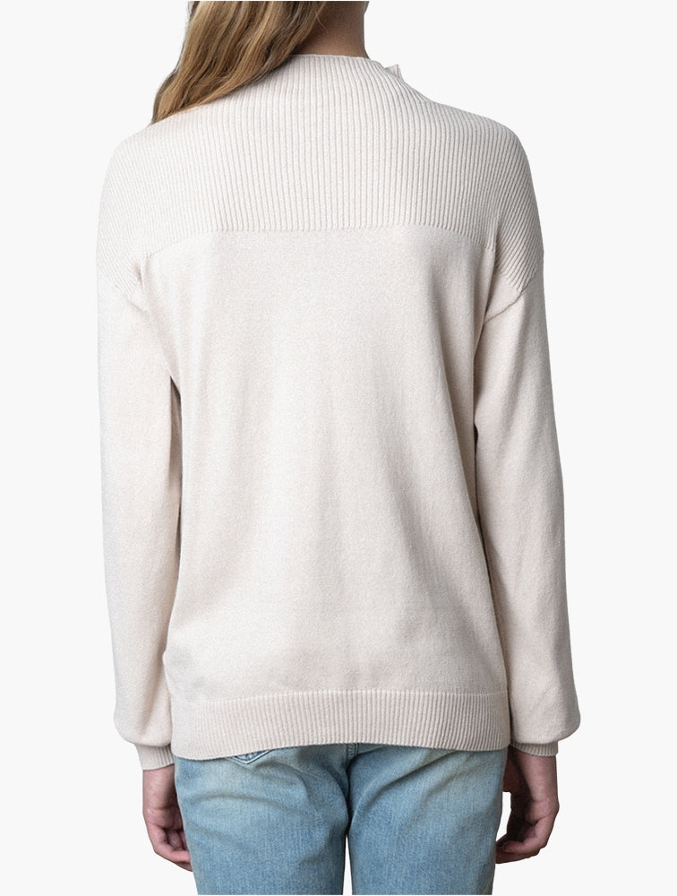 Polo Girls Cara Knitted Pullover In Taupe