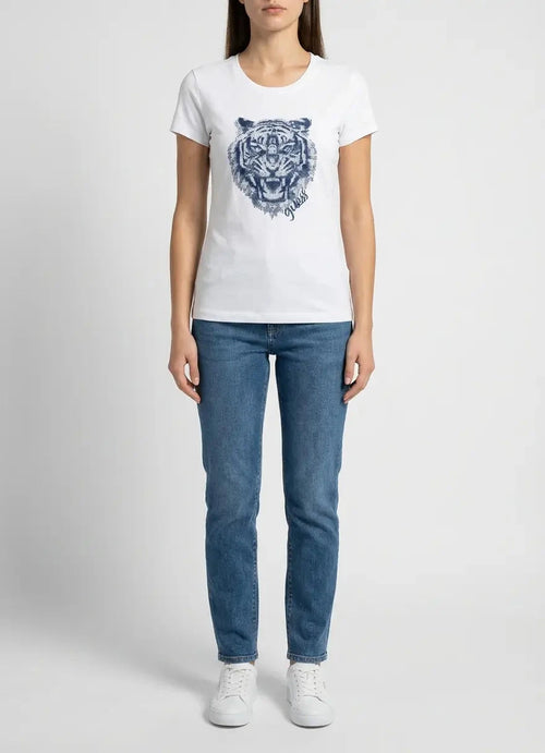 Guess Womens Becky T-Shirt In White