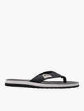 Jeep Mens Branded Thong Sandals In Black