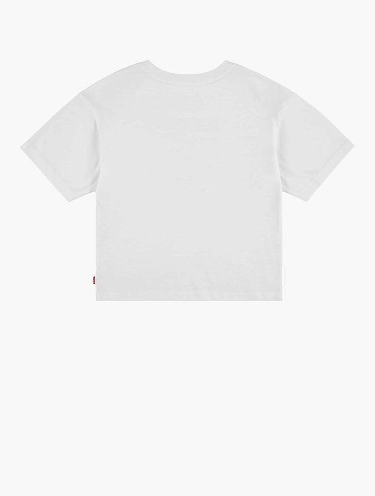 Levis Girls Light Bright Cropped T-Shirt In White