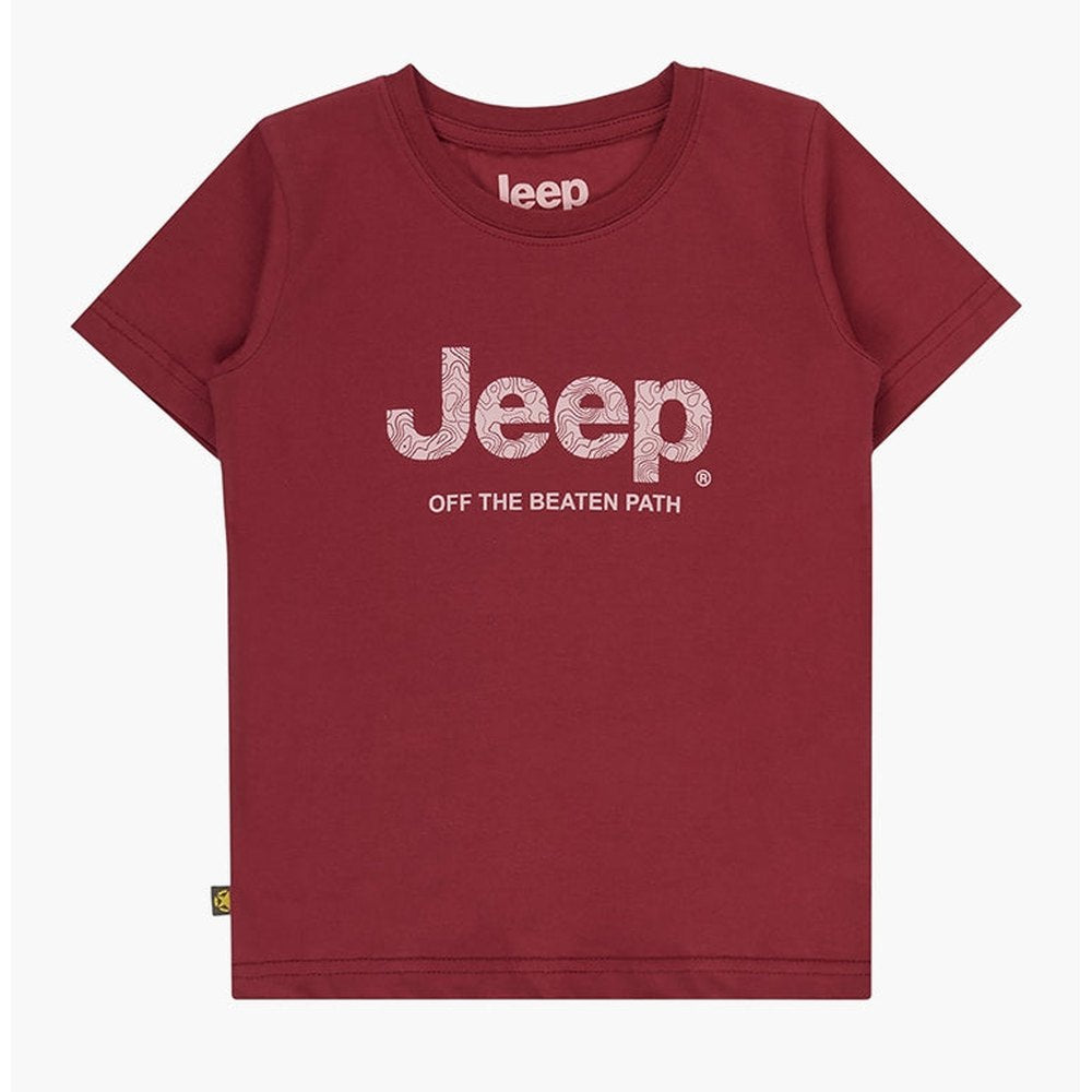 Jeep Boys Jeep Graphic Icon Logo Short Sleeves T-Shirt In Purple