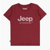 Jeep Boys Jeep Graphic Icon Logo Short Sleeves T-Shirt In Purple