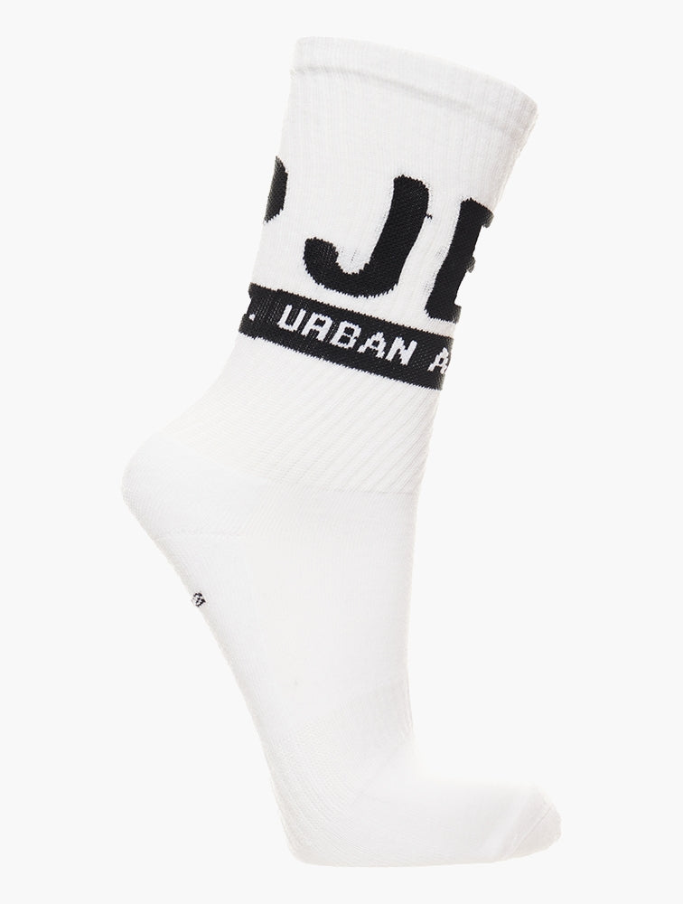 Jeep 3 Pack Crew Socks In Black/Navy/White